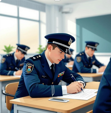 Bei der Polizei studieren